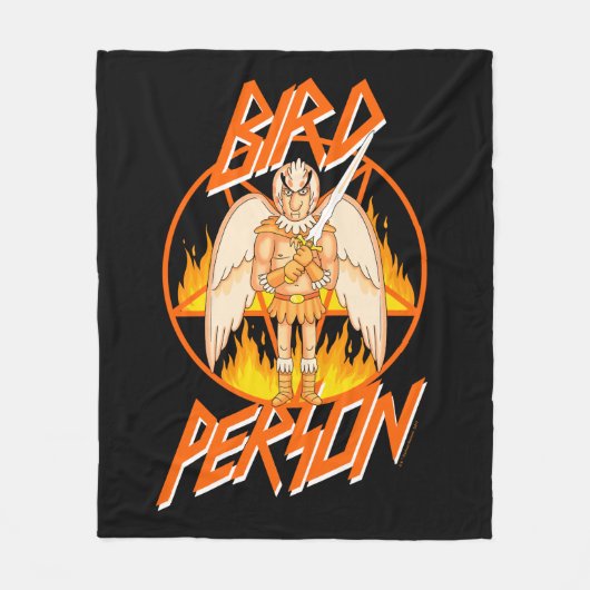 RICKおよびMORTY™ |鳥の人の五角形 フリースブランケット (正面)