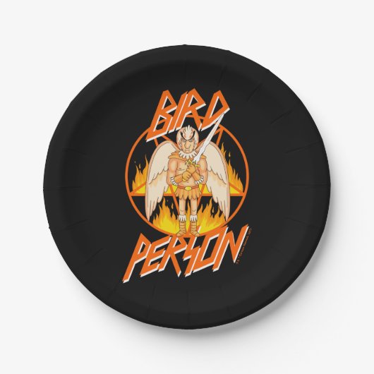 RICKおよびMORTY™ |鳥の人の五角形 ペーパープレート (正面)