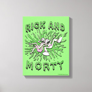 RICKおよびMORTY™   ACID VATに陥る キャンバスプリント