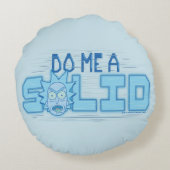 RICKおよびMORTY™ | Do Me A 無地の ラウンドクッション (裏面)