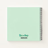 RICKおよびMORTY™ | I'm From Outer Space ノートブック (裏面)