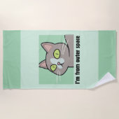 RICKおよびMORTY™ | I'm From Outer Space ビーチタオル (正面)