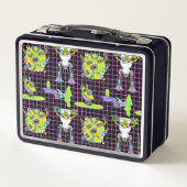 RICKおよびMORTY™ | Pickle Rickポータルパターン メタルランチボックス (裏面)