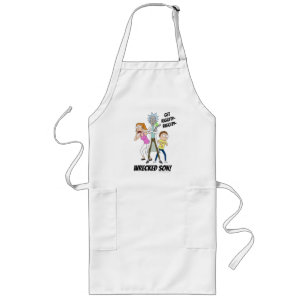 RICKおよびMORTY™ Rick、Morty、Summer ロングエプロン