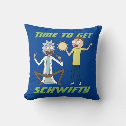 RICKおよびMORTY™ | Schwiftyを取得する時間 クッション (正面)