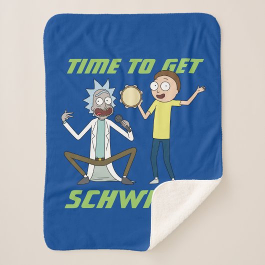 RICKおよびMORTY™ | Schwiftyを取得する時間 シェルパブランケット (正面)