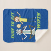 RICKおよびMORTY™ | Schwiftyを取得する時間 シェルパブランケット (正面(横))