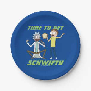 RICKおよびMORTY™ Schwiftyを取得する時間 ペーパープレート