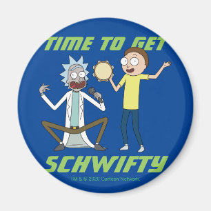 RICKおよびMORTY™   Schwiftyを取得する時間 マグネット