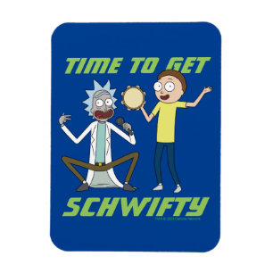 RICKおよびMORTY™   Schwiftyを取得する時間 マグネット