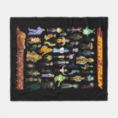 RICKおよびMORTY™ | Storyトレイン フリースブランケット (正面(横))