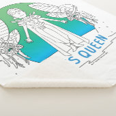 RICKおよびMORTY™ |Yesクイーン シェルパブランケット (3/4)