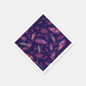 RickとMortyの時間の結晶パターン スタンダードカクテルナプキン (角)