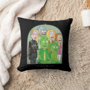 RickとMortyファミリーグラフィック クッション