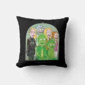 RickとMortyファミリーグラフィック クッション (正面)