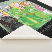 RickとMortyファミリーグラフィック シェルパブランケット (3/4)