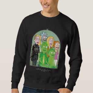 RickとMortyファミリーグラフィック スウェットシャツ