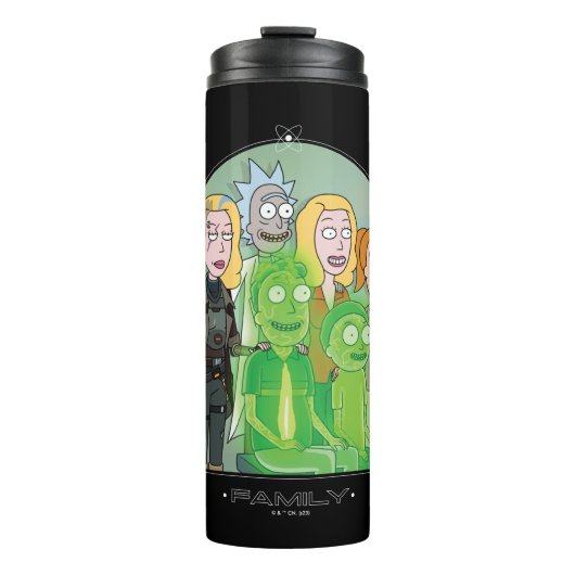 RickとMortyファミリーグラフィック タンブラー (正面)