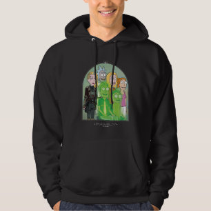 RickとMortyファミリーグラフィック パーカ