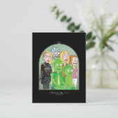 RickとMortyファミリーグラフィック ポストカード (スタンド正面)