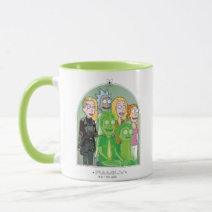 RickとMortyファミリーグラフィック マグカップ