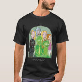RickとMortyファミリーグラフィック Tシャツ (正面)