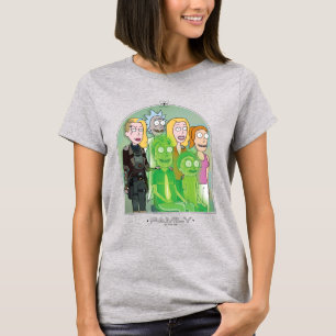 RickとMortyファミリーグラフィック Tシャツ