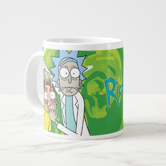 RICKとMORTY™|あれを見て ジャンボコーヒーマグカップ