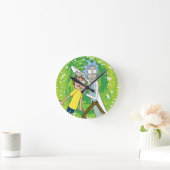 RICKとMORTY™|あれを見て ラウンド壁時計 (ホーム)