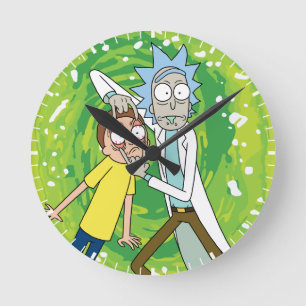 RICKとMORTY™ あれを見て ラウンド壁時計
