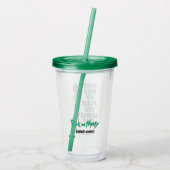 RICKとMORTY™|それが私の計画でした アクリルタンブラー (裏面)