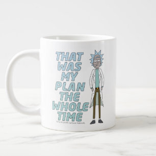 RICKとMORTY™ それが私の計画でした ジャンボコーヒーマグカップ