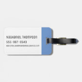 RICKとMORTY™|それが私の計画でした ラゲッジタグ (裏面横)