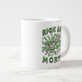 RICKとMORTY™|アシッド·バットに入る ジャンボコーヒーマグカップ (正面右)