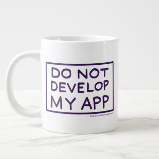 RICKとMORTY™|アプリを開発しない ジャンボコーヒーマグカップ