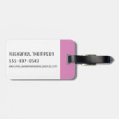 RICKとMORTY™|アプリを開発しない ラゲッジタグ (裏面横)