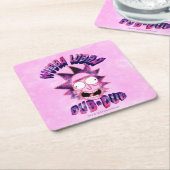 RICKとMORTY™|ウブバルバドゥブドゥブ スクエアペーパーコースター (アングル)