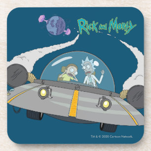 RICKとMORTY™ オフ飛んでいる宇宙船 コースター