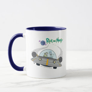 RICKとMORTY™ オフ飛んでいる宇宙船 マグカップ