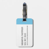 RICKとMORTY™|カークランド·ミスター·ミーシークス ラゲッジタグ (裏面縦)