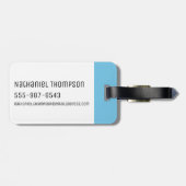 RICKとMORTY™|カークランド·ミスター·ミーシークス ラゲッジタグ (裏面横)