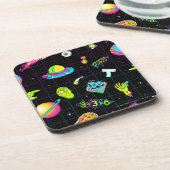 RICKとMORTY™|シーサイケデリックズン3パターン コースター (左側)
