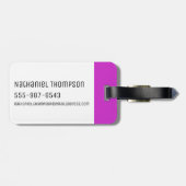 RICKとMORTY™|シーサイケデリックズン3パターン ラゲッジタグ (裏面横)