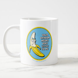 RICKとMORTY™|バナナ·リック·バッジ ジャンボコーヒーマグカップ