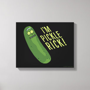 RICKとMORTY™ ピクルをフリップ キャンバスプリント