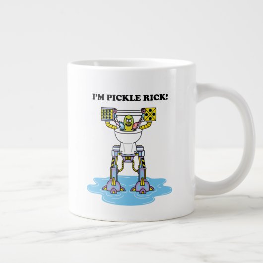 RICKとMORTY™|ピクルリックトイレメッチ ジャンボコーヒーマグカップ (右)
