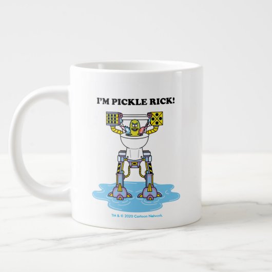 RICKとMORTY™|ピクルリックトイレメッチ ジャンボコーヒーマグカップ (左)