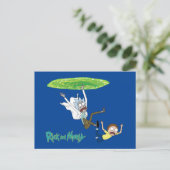 RICKとMORTY™|ポータルから外れる インビテーションポストカード (スタンド正面)