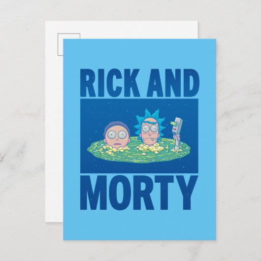 RICKとMORTY™|ポータルを介したピーク インビテーションポストカード (正面/裏面)