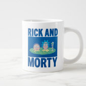 RICKとMORTY™|ポータルを介したピーク ジャンボコーヒーマグカップ (右)